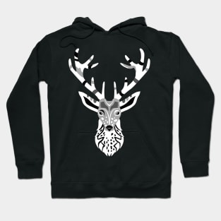 deer head art Hoodie